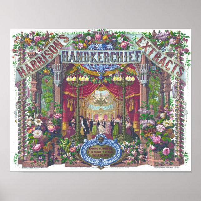 Poster Vintage extrai o anúncio (Frente)