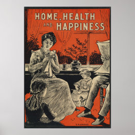 Poster Vintage Family Home Health