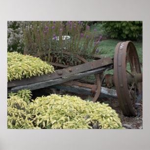 Pôster Vintage Fazenda Wheels