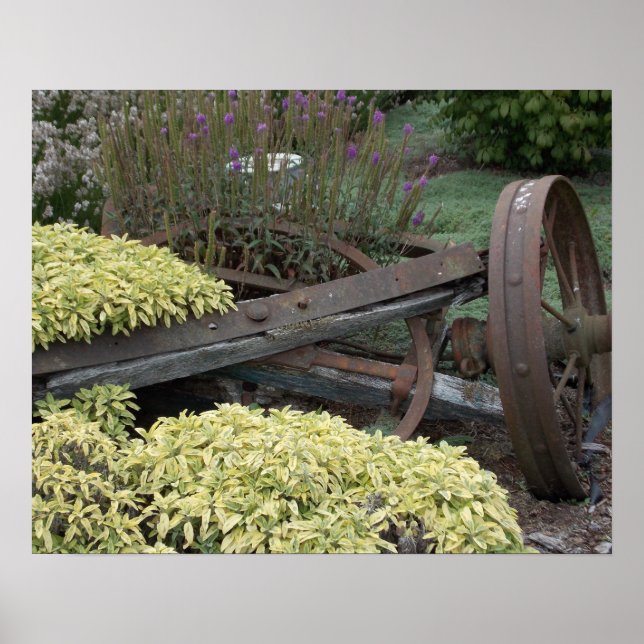 Pôster Vintage Fazenda Wheels (Frente)