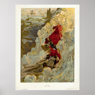 Poster Vintage Fervaal, ópera de Vincent d'Indy