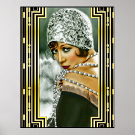 Poster Vintage Flapper