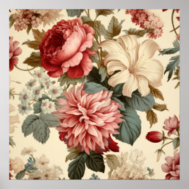 Poster Vintage Floral
