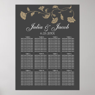 Poster Vintage Floral Planner
