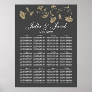 Poster Vintage Floral Planner