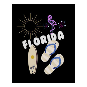 Pôster vintage florida