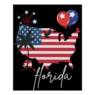 Pôster vintage florida