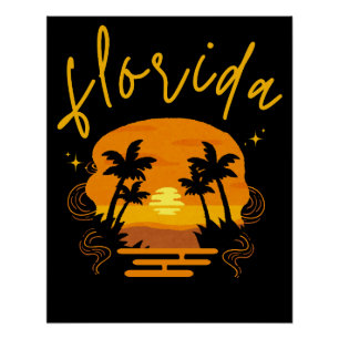 Pôster vintage florida