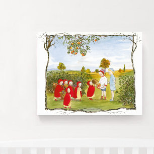 Poster Vintage Fofo Prado Crianças e Bebês