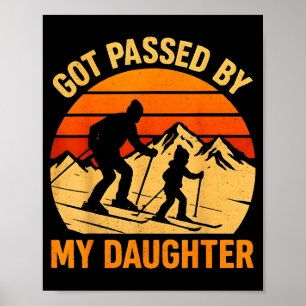 Poster Vintage Foi Comprado Por Minha Filha Piada de Esqu
