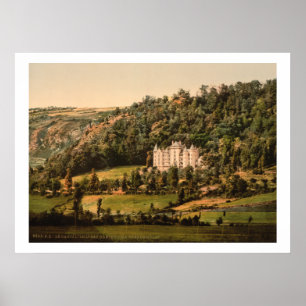 Pôster Vintage France, Le Cantal, Chateau Anteroche