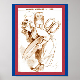 Poster Vintage French Censorship 1874