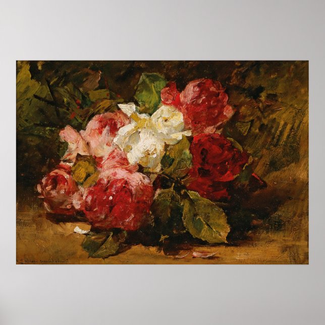 Poster Vintage French Georges Jeannin Rosa III (Frente)