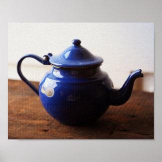 Poster Vintage French Teapot Print