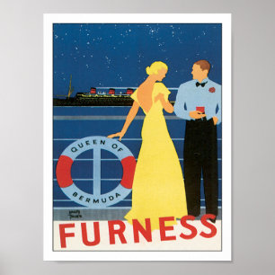 Poster Vintage Furness Bermuda