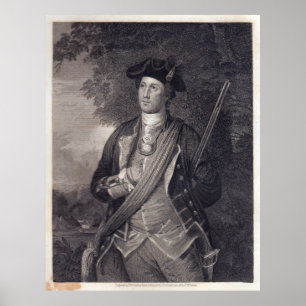 Pôster Vintage George Washington Portrait