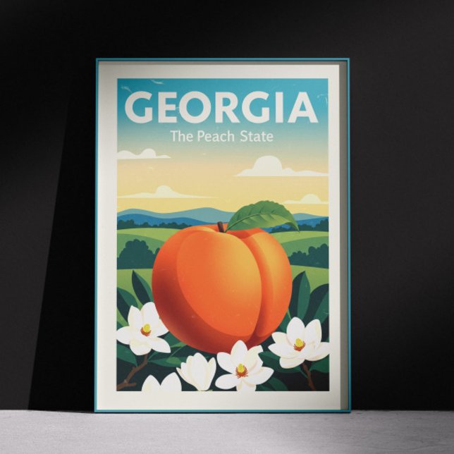 Poster Vintage Georgia (Criador carregado)