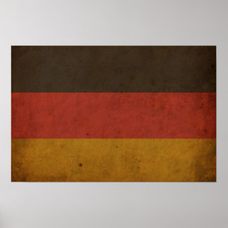 Pôster Vintage Germany Flag