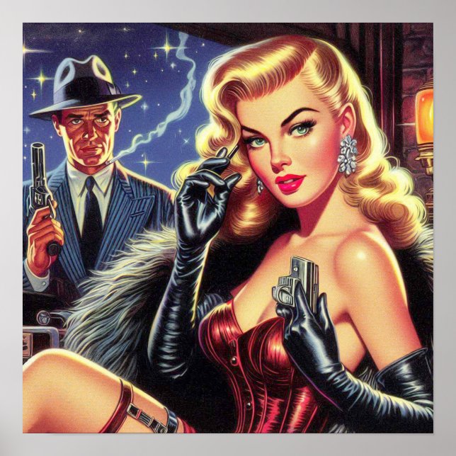 Poster Vintage Glamor Pulp (Frente)
