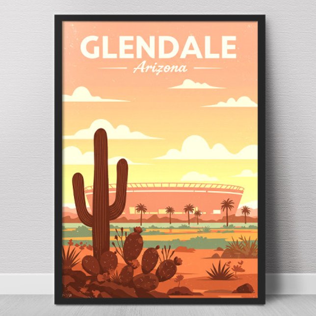 Poster Vintage Glendale Arizona (Criador carregado)