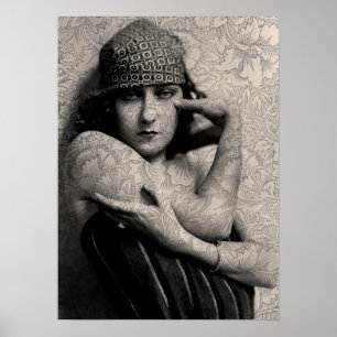 Pôster Vintage Gloria de Hollywood