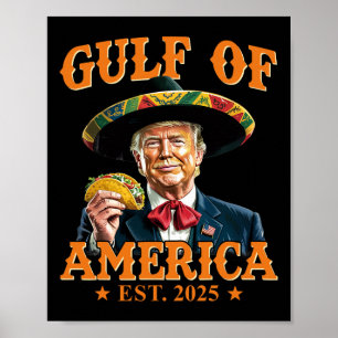Poster Vintage Golfo Dos Eua América Leste 2025