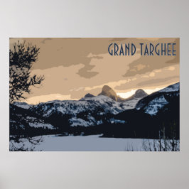 Poster vintage Grand Targhee