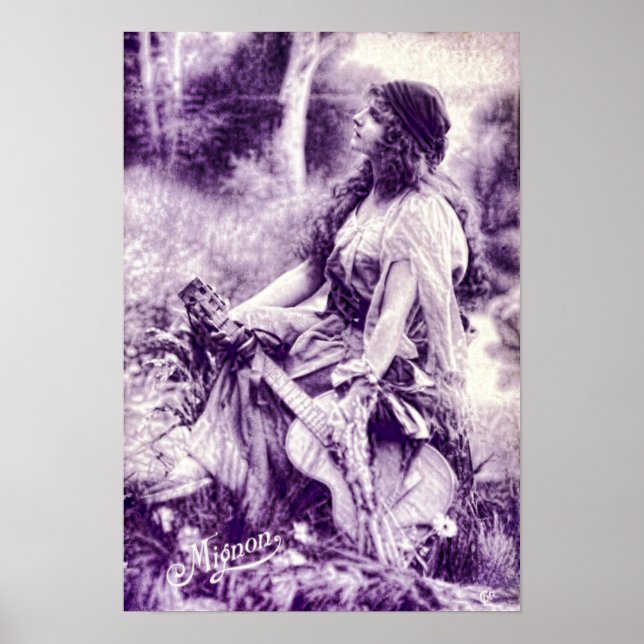 Poster Vintage Gypsy Girl (Frente)