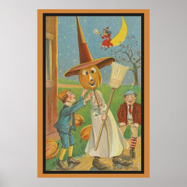 Poster Vintage Halloween (Frente)