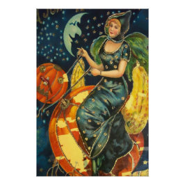 Pôster Vintage Halloween Poster