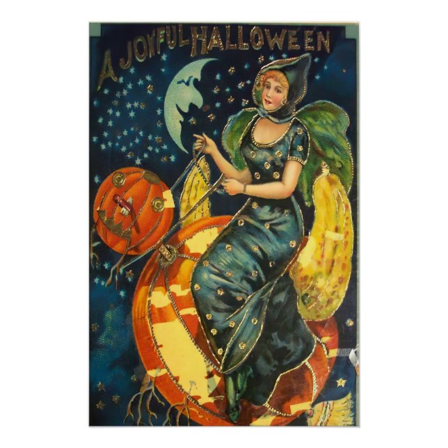 Pôster Vintage Halloween Poster (Frente)