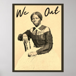 Poster Vintage Harriet Tubman - Nós Saímos - História 