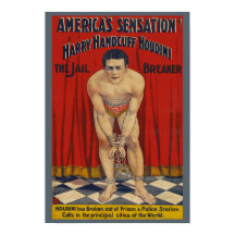 Vintage Harry Handcuff Houdini - O Criador Da Cade