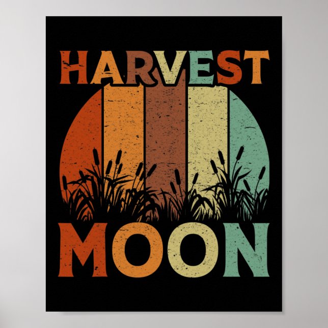 Poster Vintage Harvest Moon (Frente)