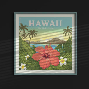 Poster Vintage Hawaii