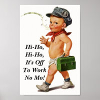 Vintage "hi ho", assobiador do Partido da Reforma