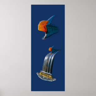 Poster Vintage Hood Ornament