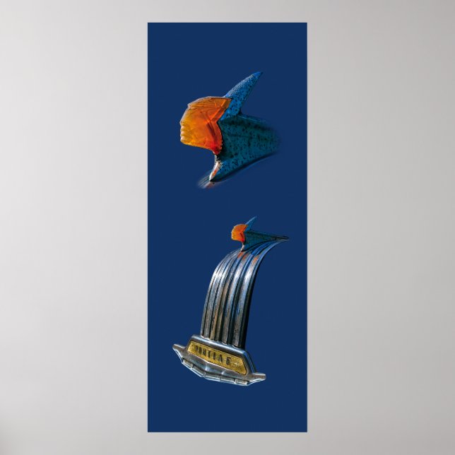 Poster Vintage Hood Ornament (Frente)