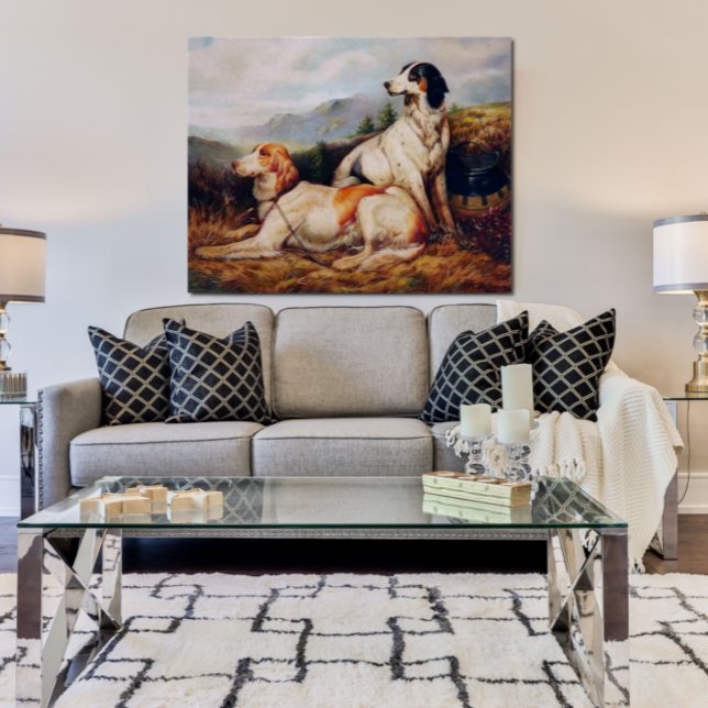 Poster Vintage Hunting Dogs Portrait (Criador carregado)