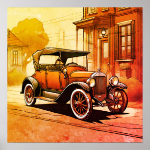 Poster Vintage Impressão, Digital Download Wall Art