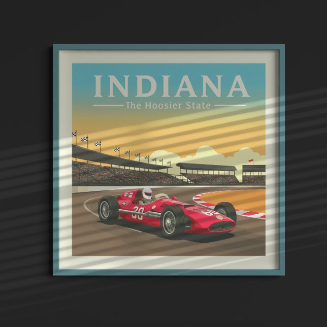 Poster Vintage Indiana (Criador carregado)