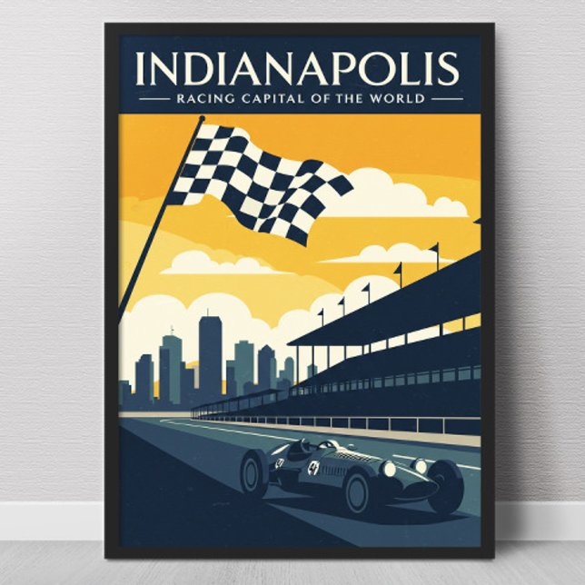 Poster Vintage Indianapolis (Criador carregado)
