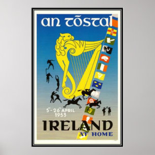 Poster Vintage Ireland -