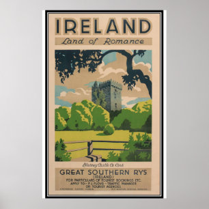 Poster Vintage Ireland -