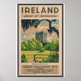 Poster Vintage Irlanda -