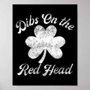 Poster Vintage Irlandês St Patricks Trevo Meus Mergulhos 