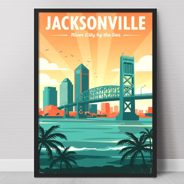 Poster Vintage Jacksonville (Criador carregado)