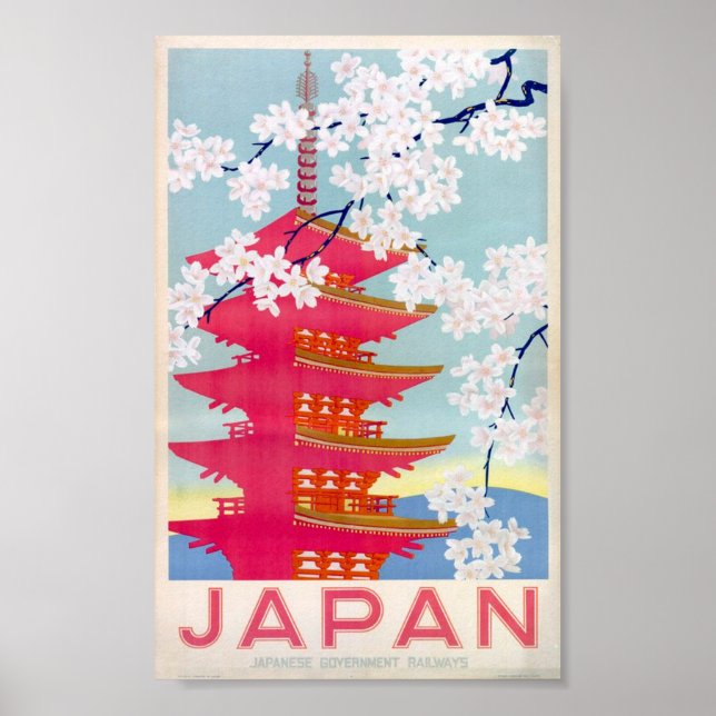 poster vintage japão (Frente)