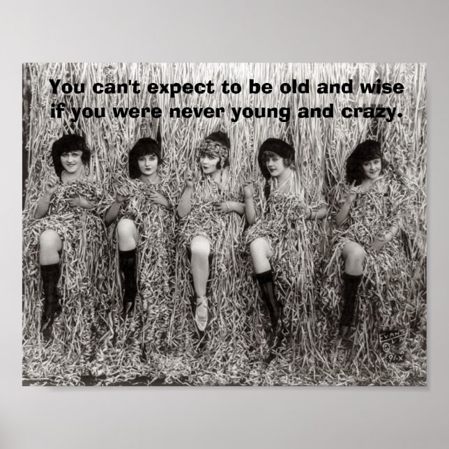Pôster Vintage - Jovem e Louco (Frente)
