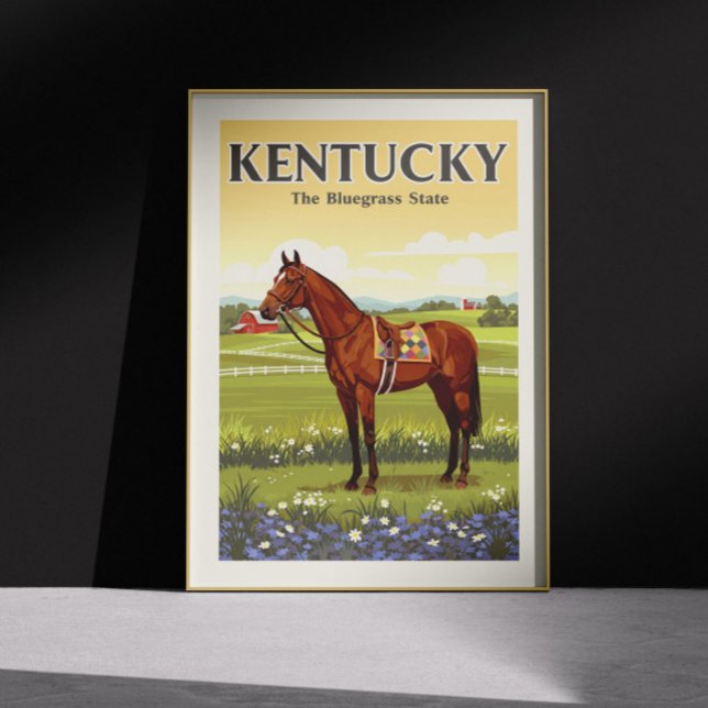 Poster Vintage Kentucky (Criador carregado)